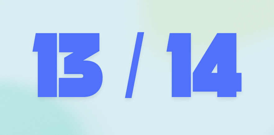 13 / 14