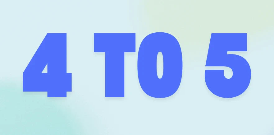 4 to 5