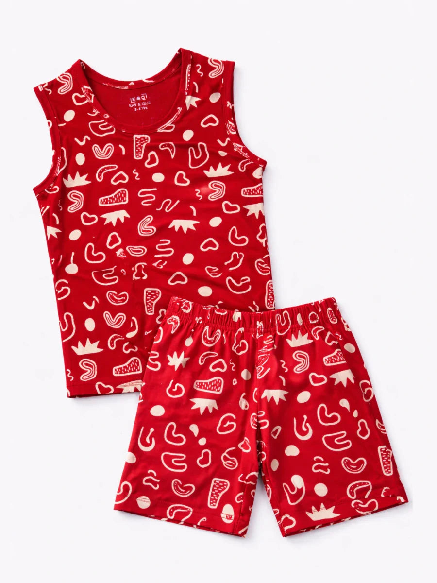 SleeveLess Set with Shorts (Unisex)