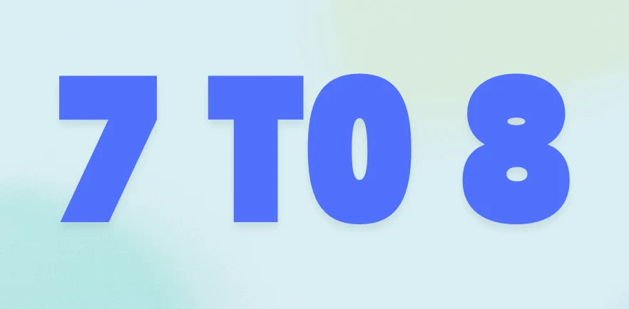 7 to 8