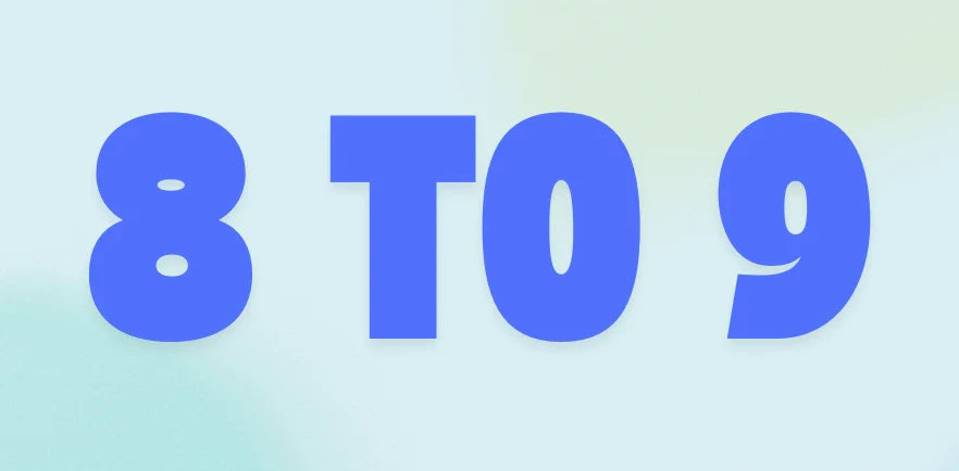 8 to 9