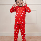 Red Icecream Full Sleeve Pyjama Set (Unisex)