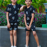 Black Koala Shorts Set (Unisex)
