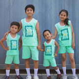 Mint Lemonade Sleeveless with Shorts (Unisex)
