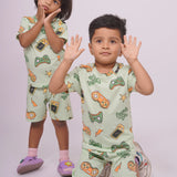 Green Game On Shorts Set (Unisex)
