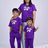 Purple Joy Oversized Joggers Set (Unisex)