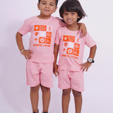 Pink Summer Shorts Set (Unisex)