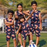 Navy Watermelon Sleeveless with Shorts (Unisex)