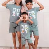 Green Cozy Shorts Set (Unisex)