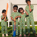 Green Abstract Pyjama Set (Unisex)