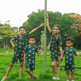 Green Skating Shorts Set (Unisex)