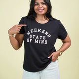 Women Black Weekend T-Shirt