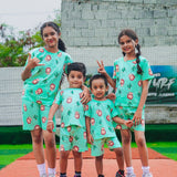 Green Lion Co-Ord Shorts Set (Unisex)