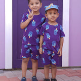 Purple Popsicle Shorts Set (Unisex)