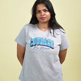 Women Grey Courage T-Shirt