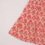 Light Pink Motif Frock (Cotton)