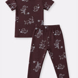 Brown Animals Pyjama Set (Unisex)