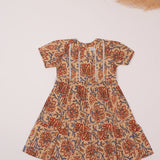 Offwhite Floral Frock (Cotton)