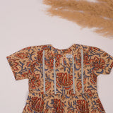 Offwhite Floral Frock (Cotton)