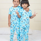 Blue Snowman Pyjama Set (Unisex)