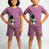 Purple Astro Shorts Set (Unisex)
