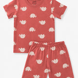 Red Elephant Shorts Set (Unisex)