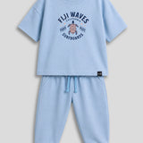 Blue Turtle Oversized Joggers Set (Unisex)