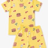 Yellow Pancake Coord Set with Shorts (Unisex)