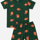 Green Skating Shorts Set (Unisex)