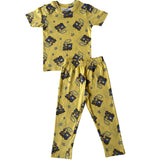Yellow Train Pyjama Set (Unisex)