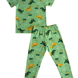Green Yellow Dino Pyjama Set (Unisex)