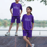 Purple Space Oversized Shorts Set (Unisex)