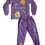 Purple Woof Pup Full Sleeve Set (Unisex)