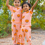Orange Pumpkin Pyjama Set (Unisex)