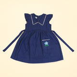 Denim Flower Frock (Cotton)