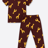 Brown Giraffee Pyjama Set (Unisex)