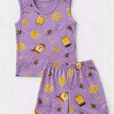 Purple Honey Sleeveless with Shorts (Unisex)