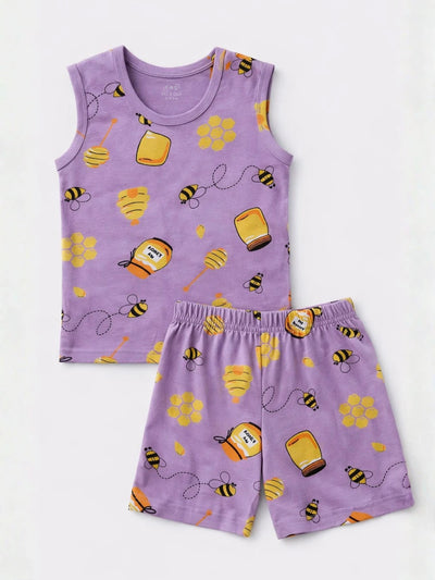 Purple Honey Sleeveless with Shorts (Unisex)