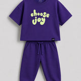 Purple Joy Oversized Joggers Set (Unisex)