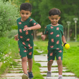 Green Skating Shorts Set (Unisex)