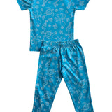 Blue Aqua Pyjama Set (Unisex)