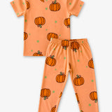 Orange Pumpkin Pyjama Set (Unisex)