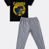 Black Catman Jogger Set (Unisex)