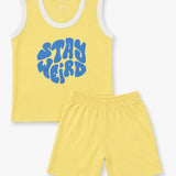 Yellow Stay Sleeveless with Shorts (Unisex)