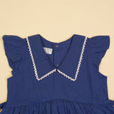 Denim Flower Frock (Cotton)