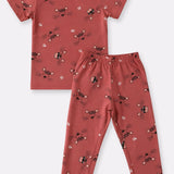 Red Cat Pyjama Set (Unisex)