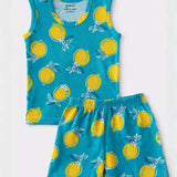 Aqua Lemon Sleeveless with Shorts (Unisex)