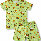 Green Tiger Shorts Set (Unisex)