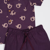 Dark Purple Elephant Set (Cotton)