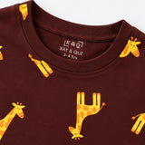Brown Giraffee Pyjama Set (Unisex)